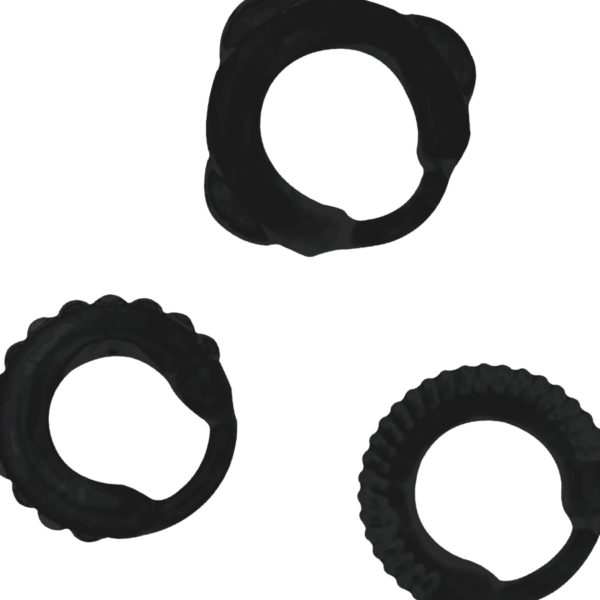 ADDICTED TOYS - CONJUNTO DE ANEL C - PRETO - Image 4