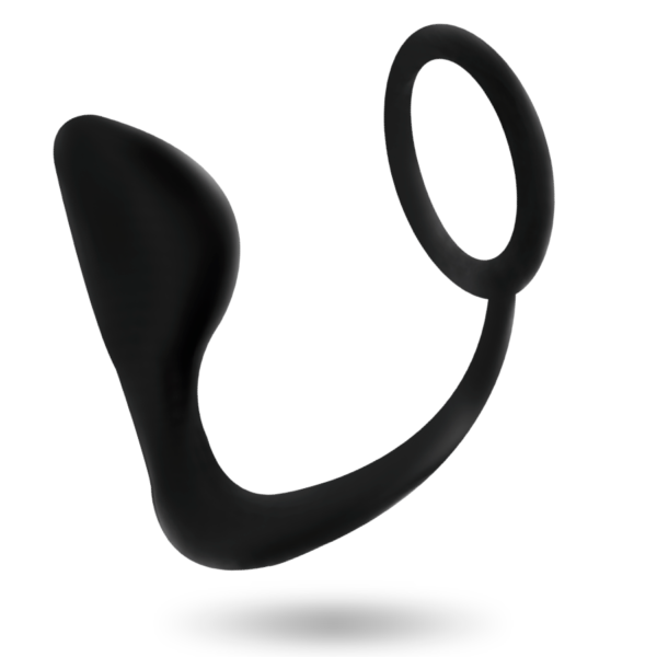 ADDICTED TOYS - PLUG ANAL COM ANEL DE PÊNIS PRETO - Image 3