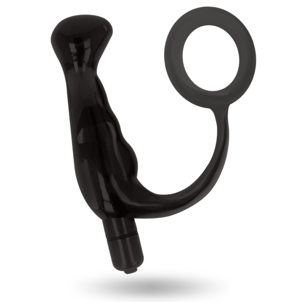ADDICTED TOYS - VIBRADOR- PROST TICO PRETO 10 CM - Image 4