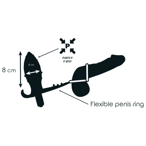 ADDICTED TOYS - PLUG ANAL COM ANEL DUPLO PRETO - Image 4