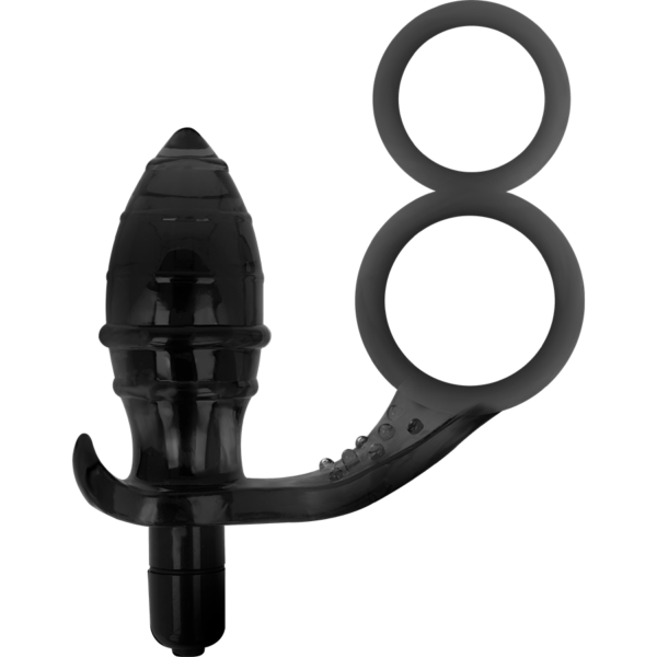 ADDICTED TOYS - PLUG ANAL COM ANEL DUPLO PRETO - Image 3