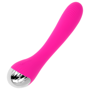 OHMAMA – VIBRADOR FLEXÍVEL ESTIMULAÇÃO PONTO G 19 CM