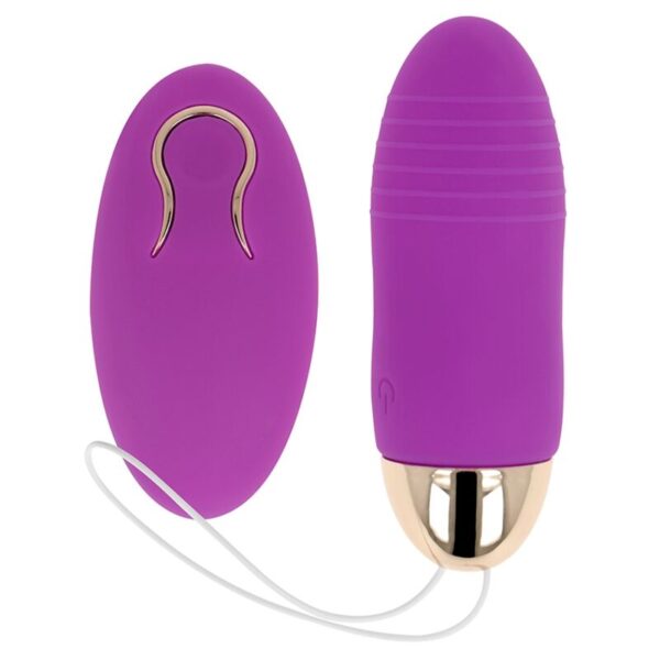 OHMAMA - OVO VIBRANTE COM CONTROLE REMOTO 10 VELOCIDADES ROXO - Image 3