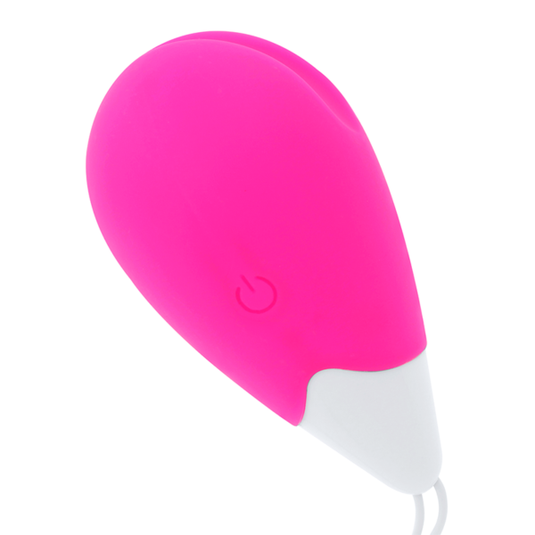 OHMAMA - OVO VIBRANTE 10 MODOS ROSA E BRANCO - Image 4