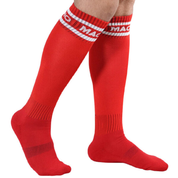 MACHO - MEIAS COMPRIDAS TAMANHO ÚNICO VERMELHO - Image 3
