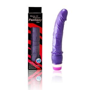 BAILE – VIBRADOR WAVES OF PLEASURE 23 CM ROXO