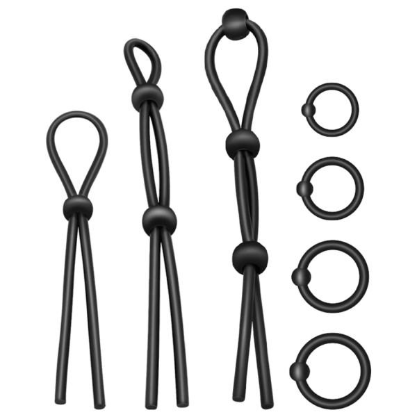 ADDICTED TOYS - CONJUNTO DE ANÉIS PARA GALO DE SILICONE FLEXÍVEL 7 PEAS - Image 3