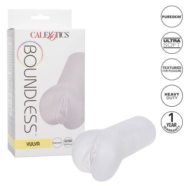 CALEXOTICS - BOUNDLESS VULVA STROKER TRANSPARENTE - Image 3