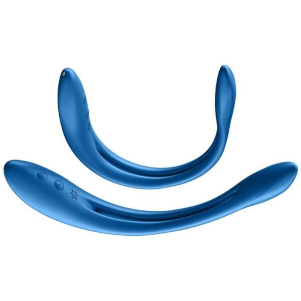 SATISFYER - MULTI VIBRADOR ELASTIC GAME AZUL - Image 4