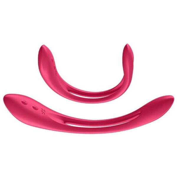 SATISFYER - MULTI VIBRADOR ELASTIC JOY VERMELHO - Image 4