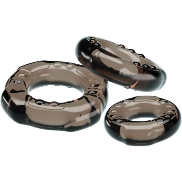 BAILE - COCK RINGS YVONNE CONJUNTO 3 ANÉIS PARA PÉNIS - Image 3