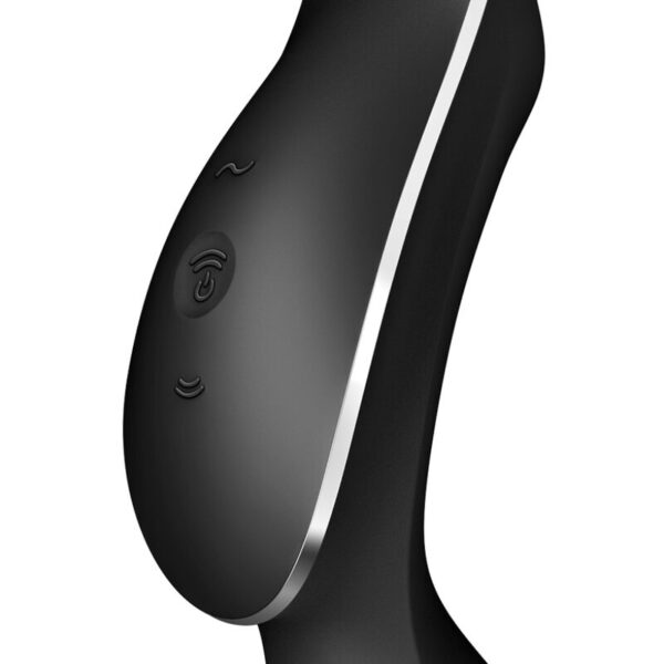 SATISFYER - VIBRADOR DE PULSO DE AR CURVY TRINITY 2 PRETO - Image 4