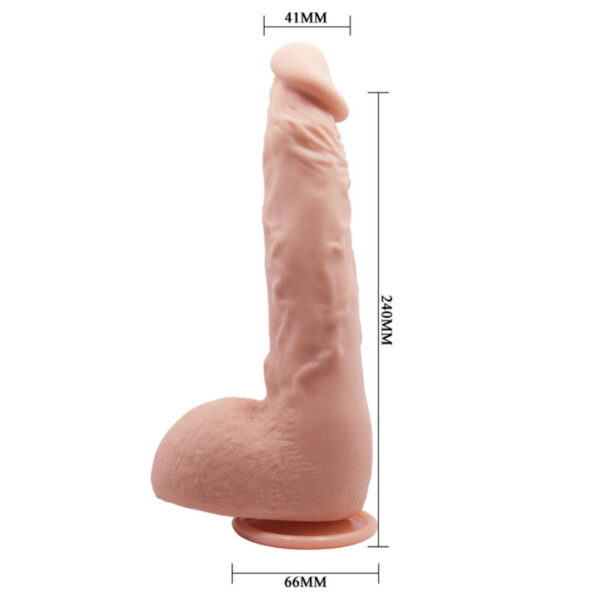 BAILE - DILDO REALISTA JASON NATURAL 24 CM - Image 3