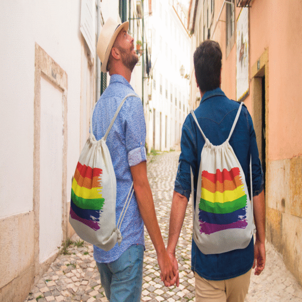 PRIDE - MOCHILA COM BANDEIRA LGBT DE ALGODO - Image 3