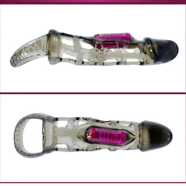 BAILE - MANGA DE EXTENSO DO PÊNIS COM VIBRAO E ALA 13.5 CM - Image 4
