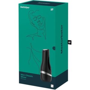 SATISFYER – MASTURBADOR MEN CLASSIC PRATA
