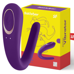 SATISFYER – VIBRADOR DE BRINQUEDO DO PARCEIRO ESTIMULANDO AMBOS OS PARCEIROS