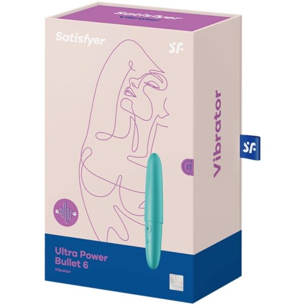 SATISFYER - ULTRA POWER BULLET 6 TURQUESA - Image 4