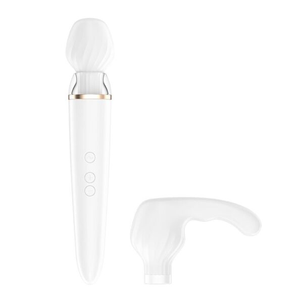SATISFYER - APLICATIVO DOUBLE WANDER BRANCO - Image 3