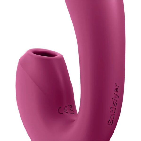 SATISFYER - APLICATIVO ESTIMULADOR E VIBRADOR SUNRAY VERMELHO - Image 3