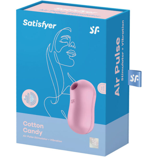 SATISFYER - ESTIMULADOR E VIBRADOR DE PULSO DE AR COTTON CANDY LILÁS - Image 4