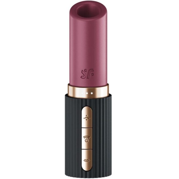 SATISFYER - PRO 2 KISS WAVE ESTIMULADOR DE CLITÓRIS GARNET / PRETO - Image 3