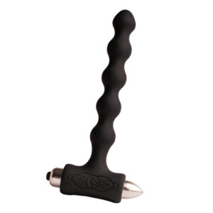 ROCKS-OFF – PETITE SENSATIONS PEARLS PLUG ANAL VIBRADOR PRETO