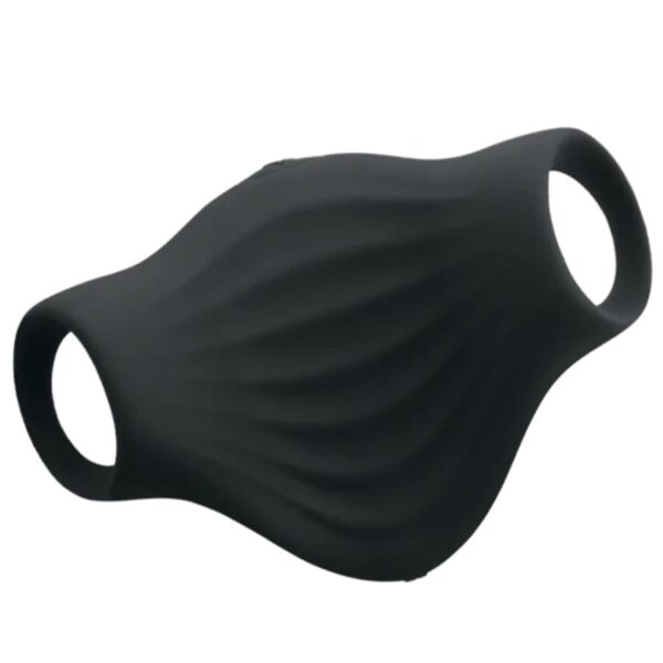 ROCKS-OFF - MASTURBADOR VIBRADOR FLEXÍVEL PALM BLACK - Image 3