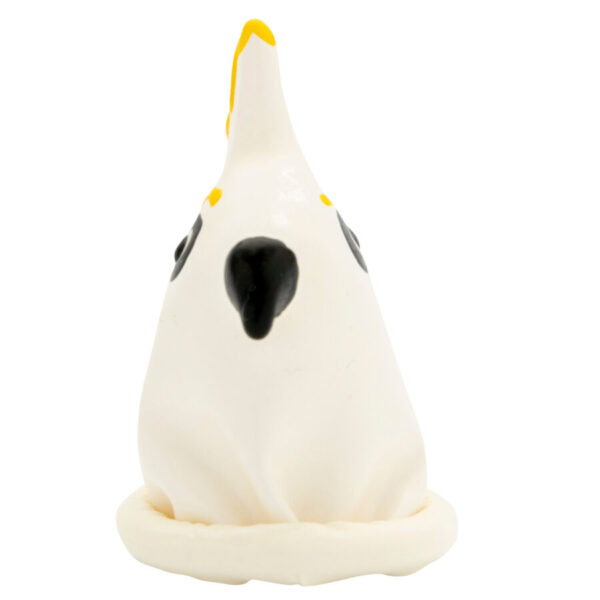 CONDOMERIE - PRESERVATIVOS NOVIDADES PINTADOS À MÃO PAPAGAIO BRANCO - Image 6