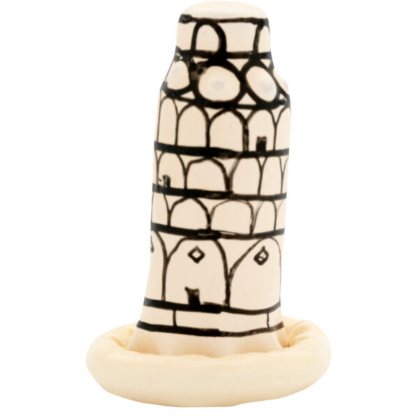CONDOMERIE - PRESERVATIVOS NOVIDADES PINTADOS À MÃO TORRE DE PISA - Image 6