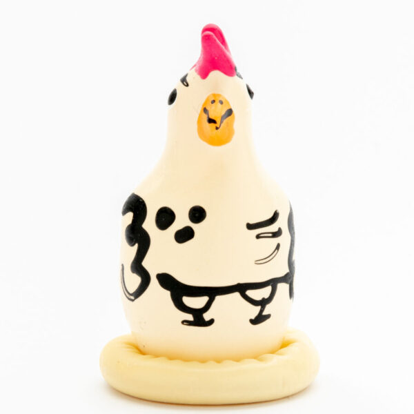 CONDOMERIE - PRESERVATIVOS NOVIDADES PINTADOS À MÃO COCKY ROOSTER - Image 6