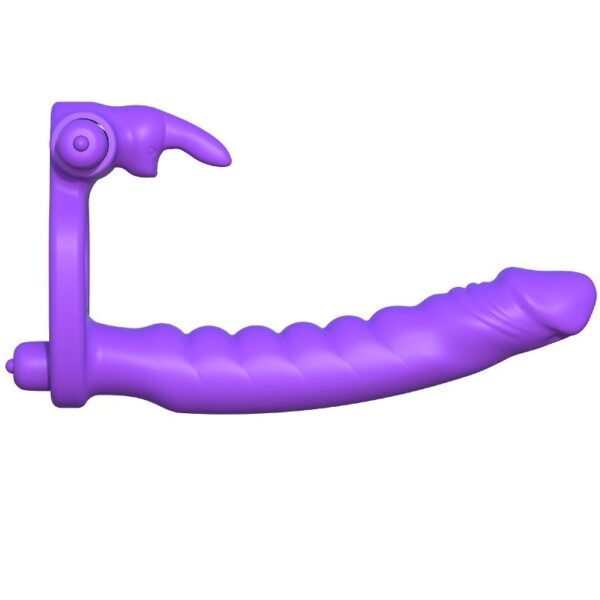 FANTASY C-RINGZ - SILICONE DOUBLE VIBRATOR COELHO - Image 3