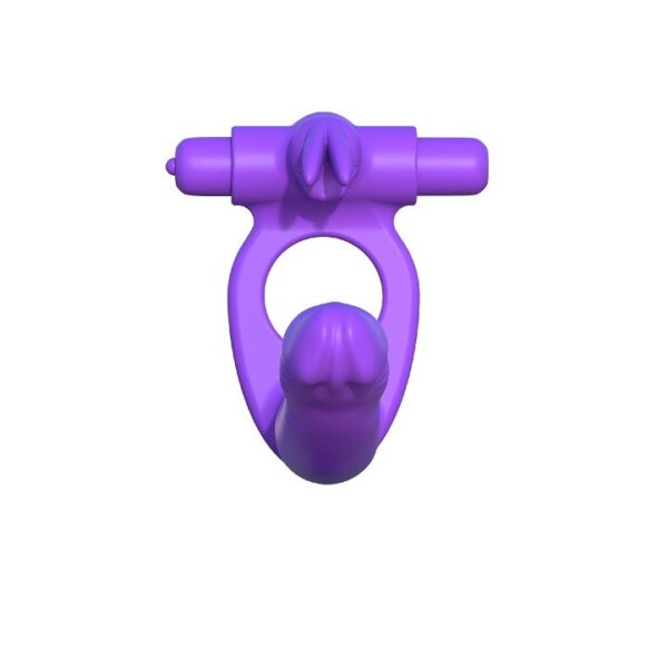FANTASY C-RINGZ - SILICONE DOUBLE VIBRATOR COELHO - Image 4